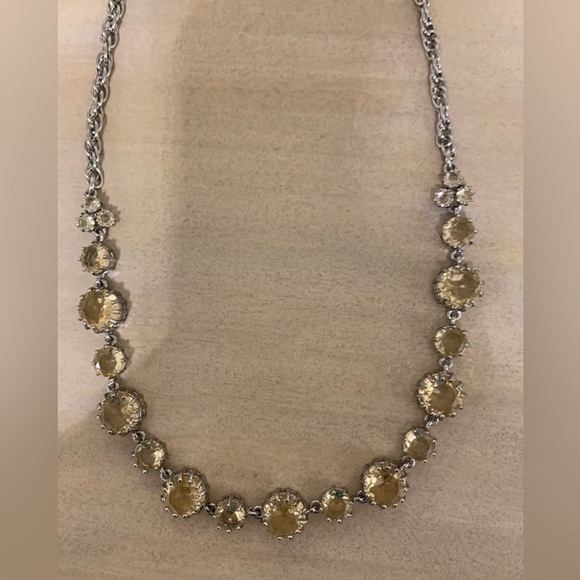 20” Ann Taylor silver and glass necklace - Picture 5 of 5